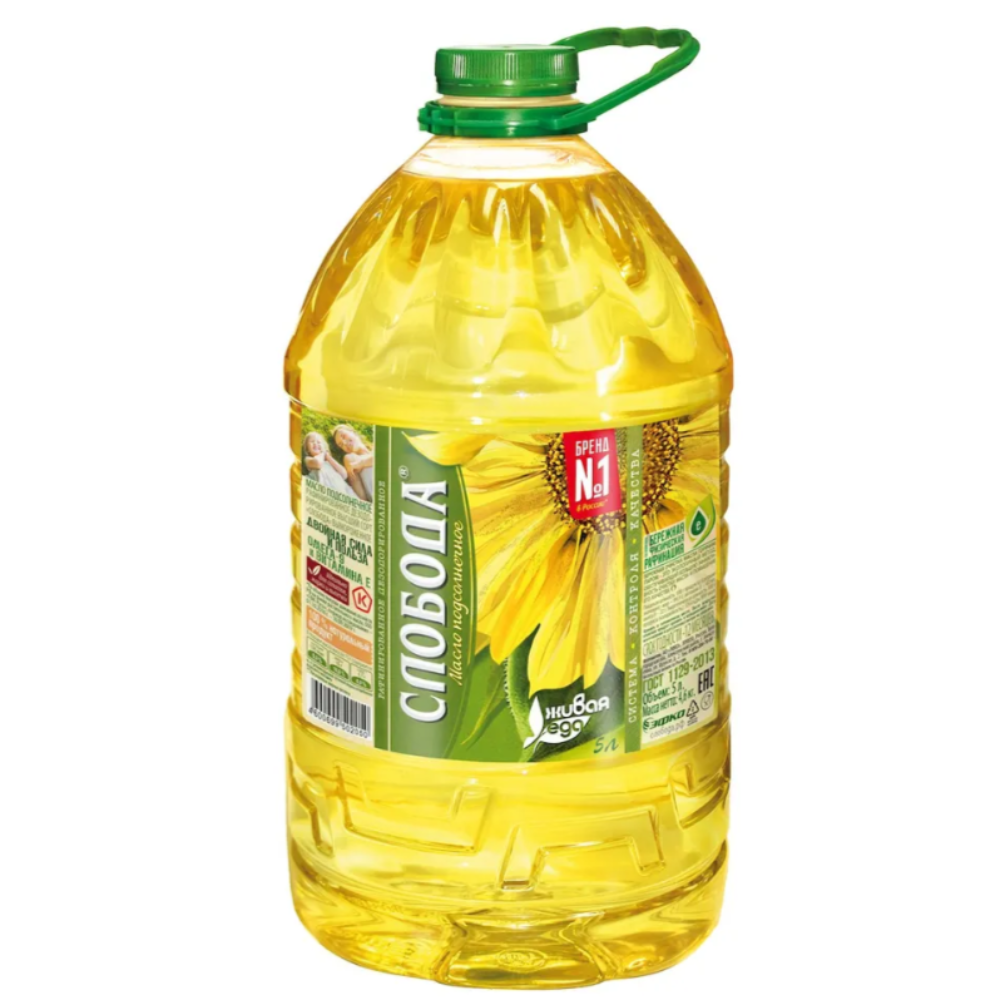 Подсолнечное масло Слобода 5 л