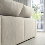 3-местный диван - IKEA ESKILSTUNA/ЭСКИЛЬСТУНА ИКЕА, 268х109х100 см, бежевый
