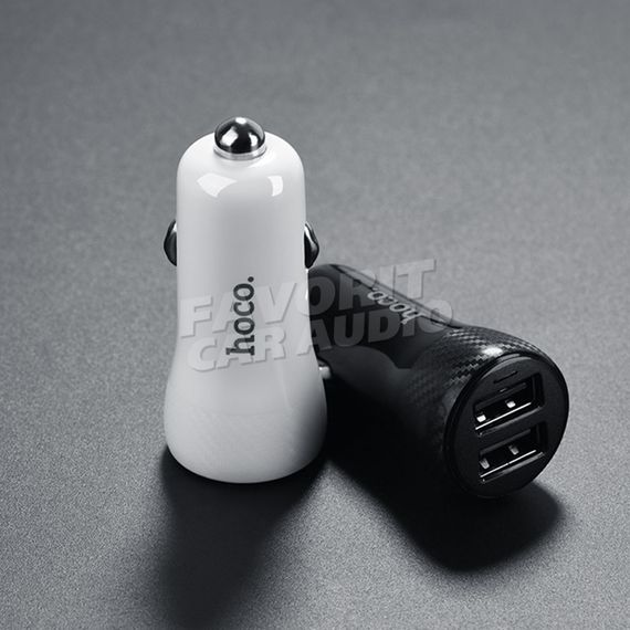 АЗУ 2USB HOCO Z21 Ascender 3400mA пластик чёрный