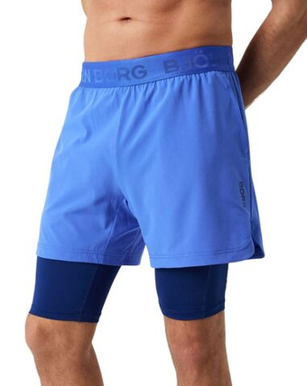 Мужские теннисные шорты Bjorn Borg 2 In 1 - amporio blue