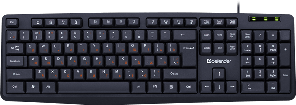 Клавиатура USB Defender Concept HB-164
