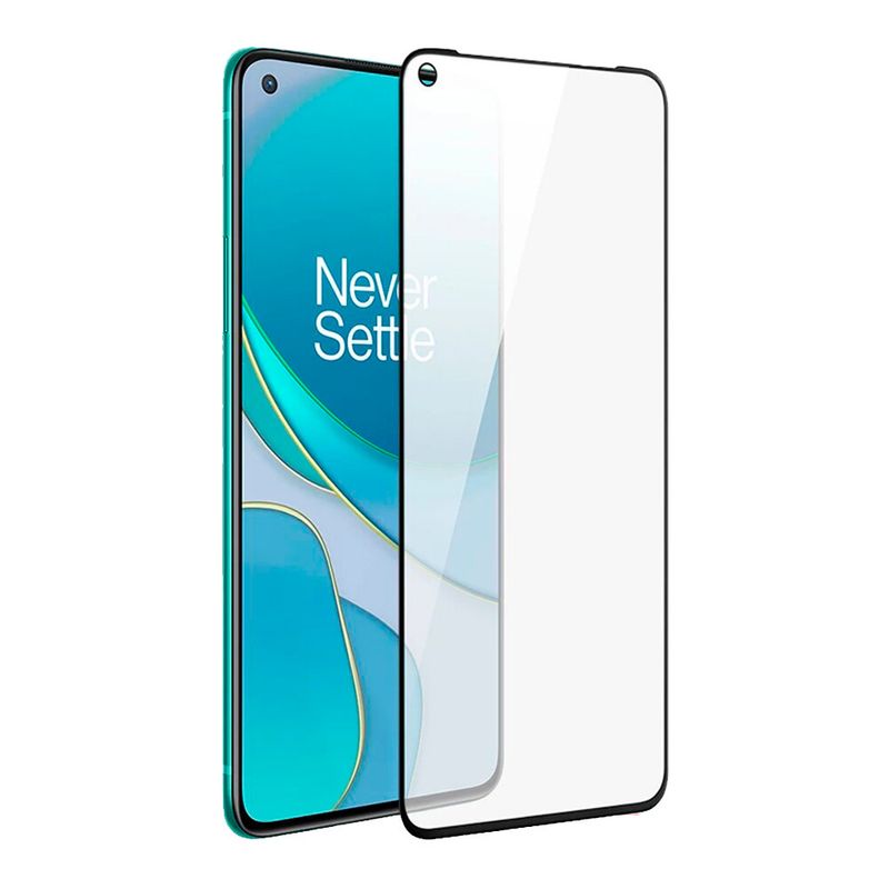 Защитное стекло 3D Full Glue для OnePlus 8 PRO 0.3мм черная рамка