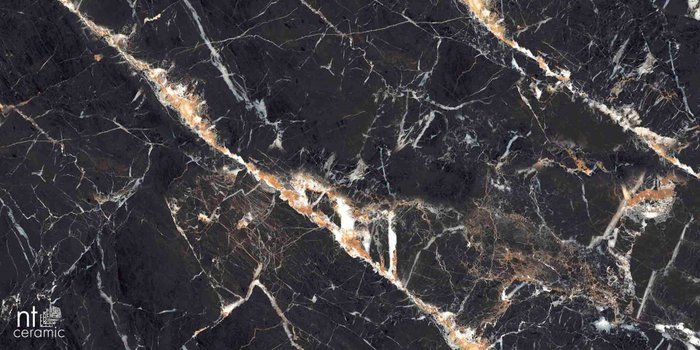 Керамогранит NT ceramic Black Lamos High Gloss NTT99529P 600*1200мм полированный