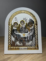 Св. Троица, арочная, белое дерево, 175х225