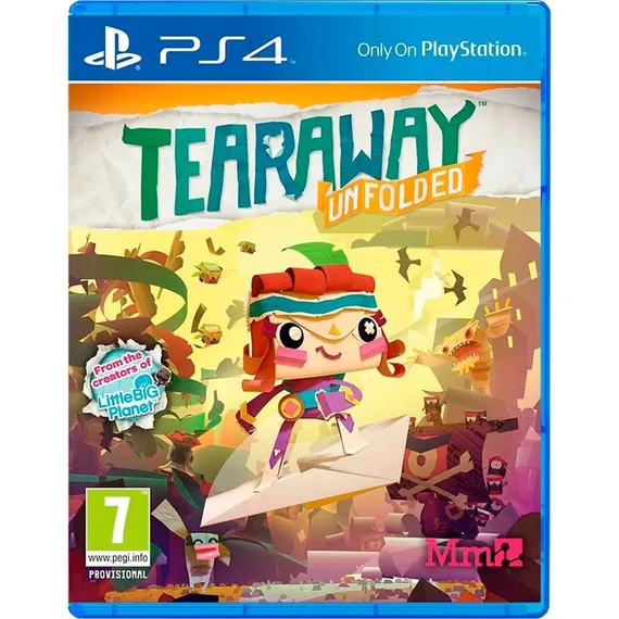 PS4 Сорванец (Tearaway Unfolded) : Развёрнутая История (Новый, Полностью на русском языке, CUSA-00562)