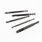 Набор деревянных крючков для вязания 5 шт (8, 10, 12, 14, 16мм.) KN28