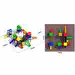 Детская игровая зона «Квадрат Приключений» 10.8x10x4 м