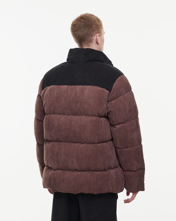 Пуховик AW24 Downjacket Velvet Combo Brown - фото 4