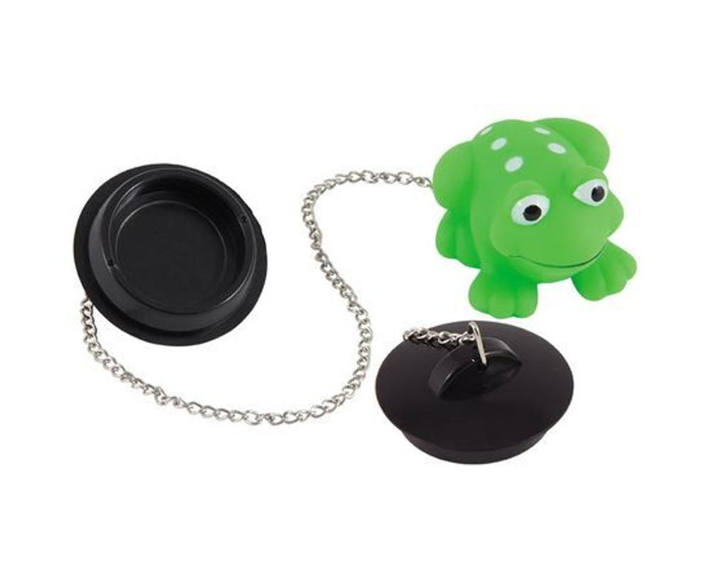 Пробка для ванной Рыжий кот "Лягушка" (970057)