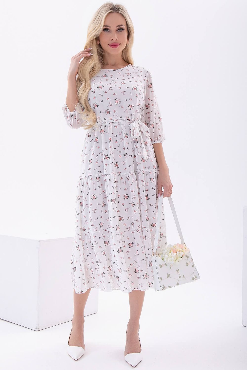 Платье "Виталина" (цветы) П6098 LT Collection