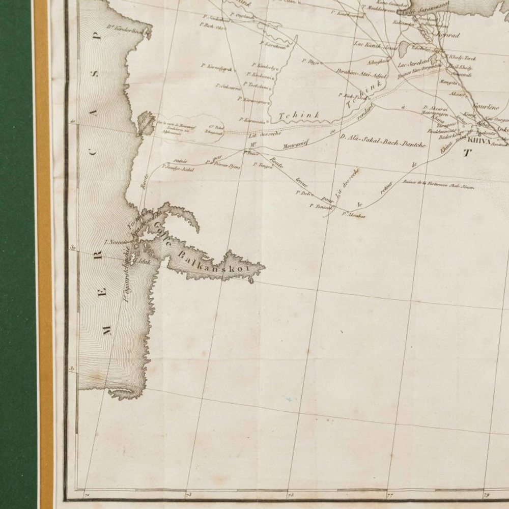 Карта территорий, населенной киргизами-казахами