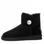 Угги Mini Bailey Button Bling Black
