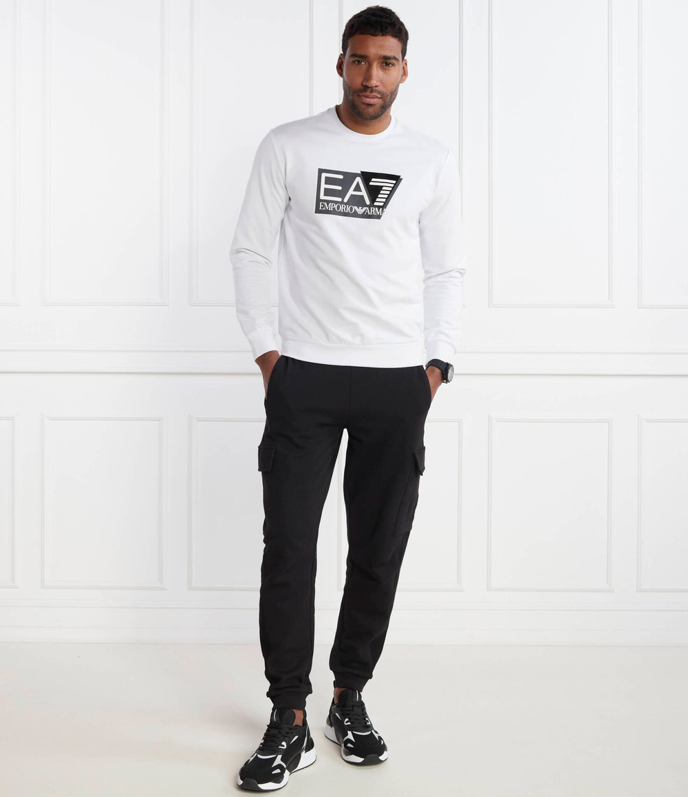 Худи EA7 - белый(3DPM60 PJ05Z)