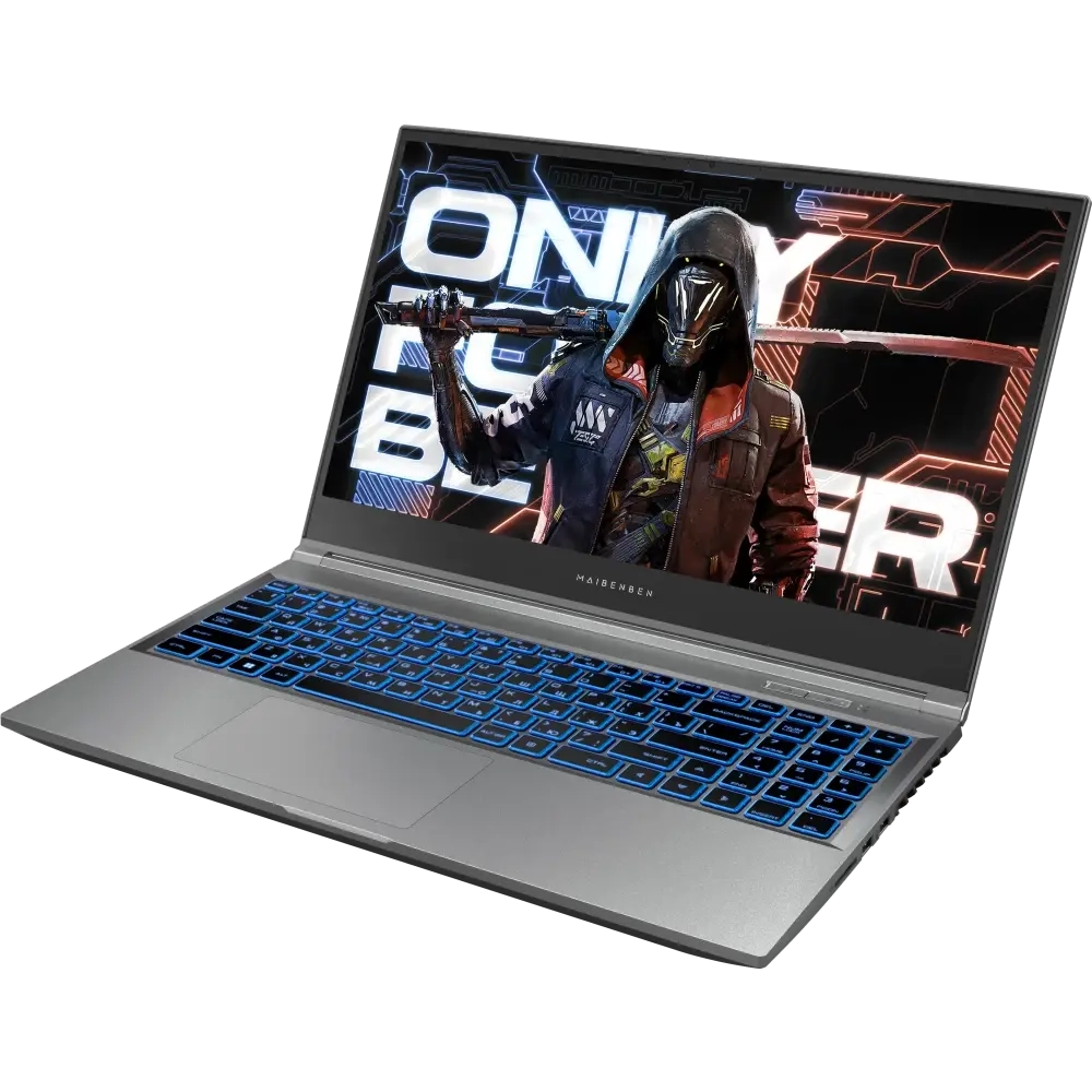 Ноутбук Maibenben X-Treme Typhoon X15A-R77435 15,6" FHD IPS 250N 144Hz/R7-7435H/16Gb/512Gb SSD/RTX 3050 6Gb/Linux/Grey