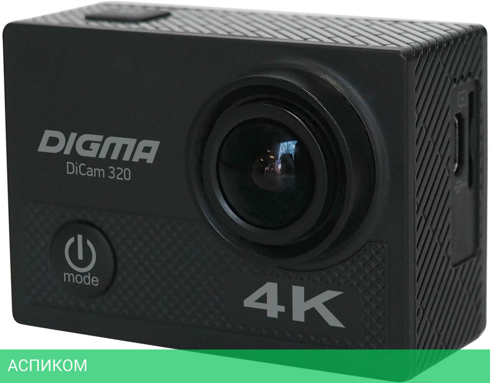 Экшн-камера Digma DiCam 320 черный (DC320)