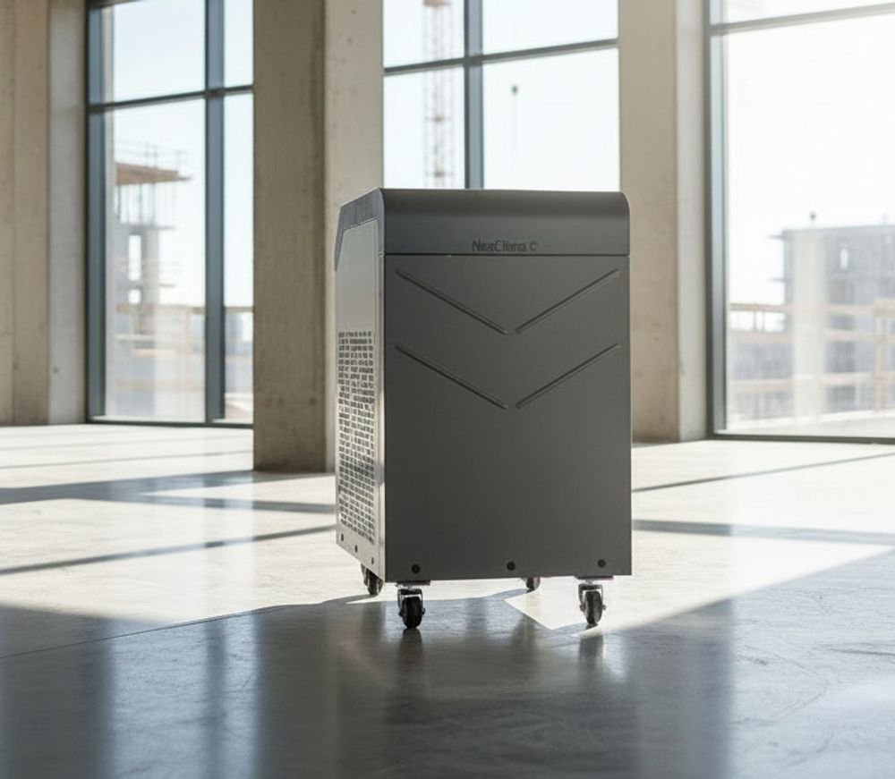 Осушитель воздуха Neoclima FDM04V профессиональный - [до 108 л. за сутки / для S≈300 м²]