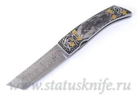 Нож Paolo Gidoni Engraver Erik Ansaldi Samurai
