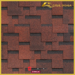 Гибкая черепица ТехноНиколь SHINGLAS Аккорд Красный 3 м2/уп (Однослойная)