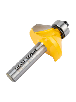 Фреза кромочно конусная D30.2 мм, H13 мм, ?45, хвостовик 8 мм Gigant GC-0013