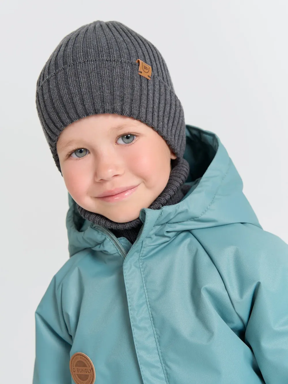 Шапка хлопковая однослойная "Графит" 0+