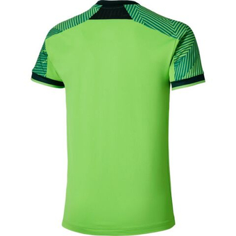 Мужская теннисная футболка Mizuno Stargazer Shadow Short-Sleeve - glowing apple