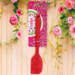 Лопатка кулинарная силиконовая «Bon appétit» 20,5*3,8см красная