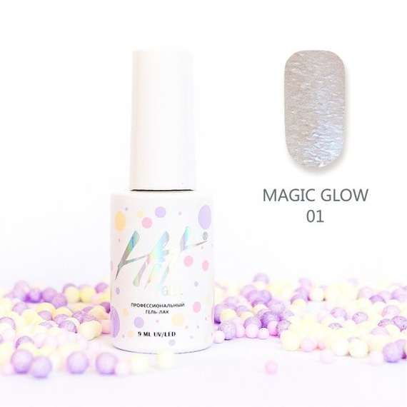 Гель-лак ТМ &quot;HIT gel&quot; №01 Magic glow, 9 мл