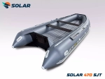Лодка надувная моторная solar-470 super jet tunnel
