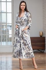 Женский халат на пуговицах  Mia-Amore  LETUAL  3439