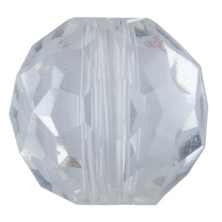 Бусина стеклянная "Zlatka", 6 х 4 мм,  22 шт  на нити