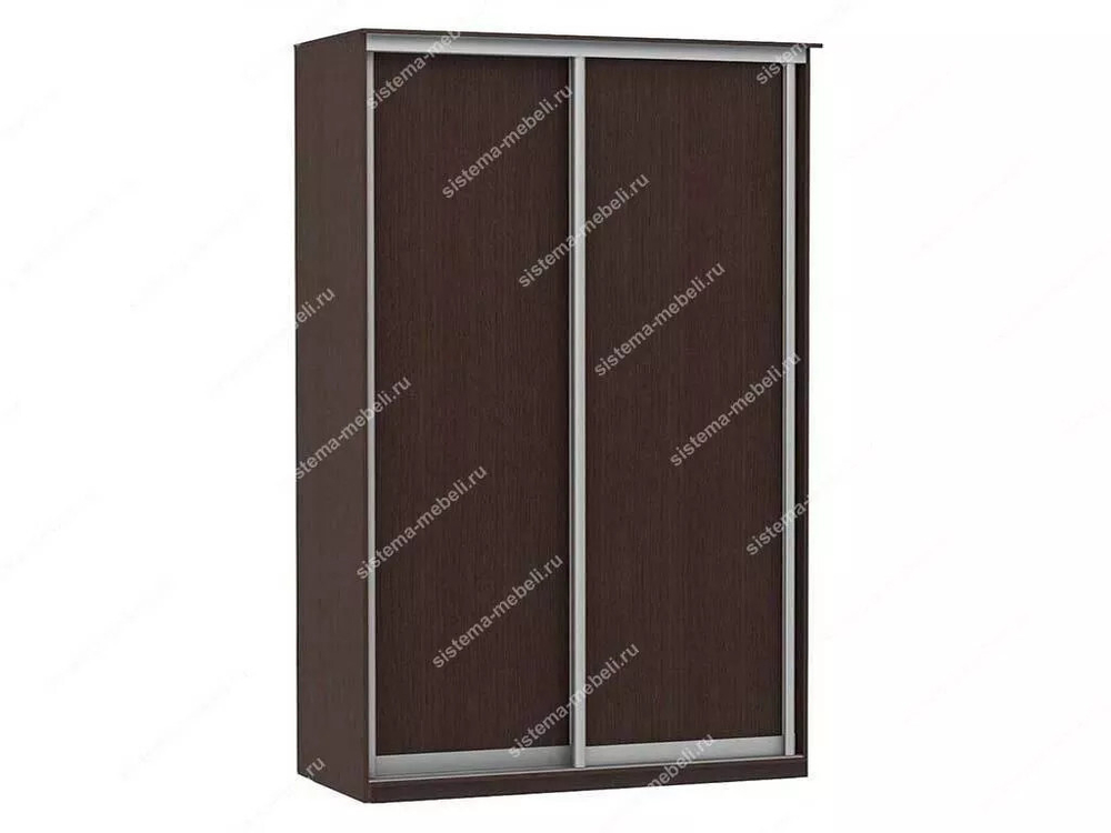 Шкаф купе Модерн 1190х450 2-х дверный 2-х секционный глухой венге