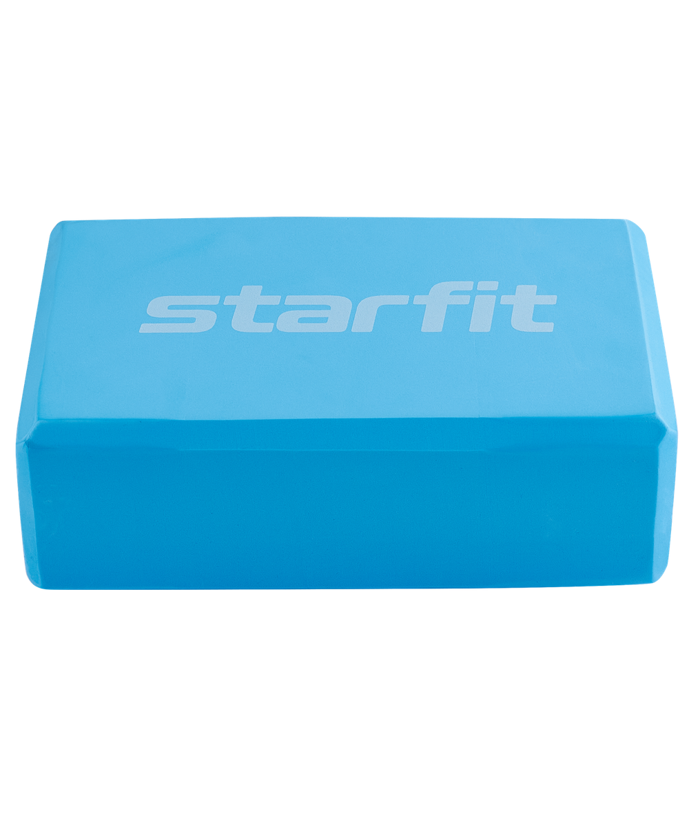 Блок для йоги YB-200 EVA, синий пастель