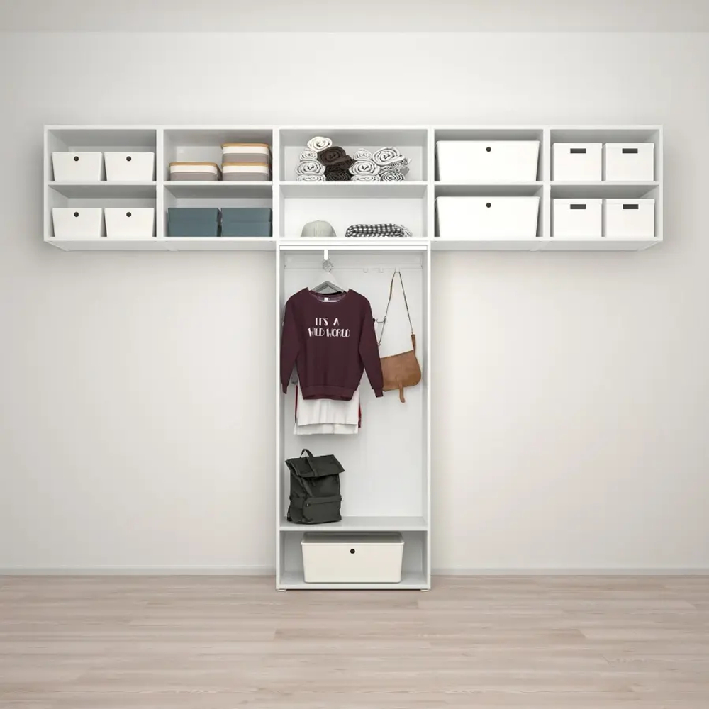 Платяной шкаф - PLATSA/IKEA/ ПЛАТСА ИКЕА,320x42x241 см, белый