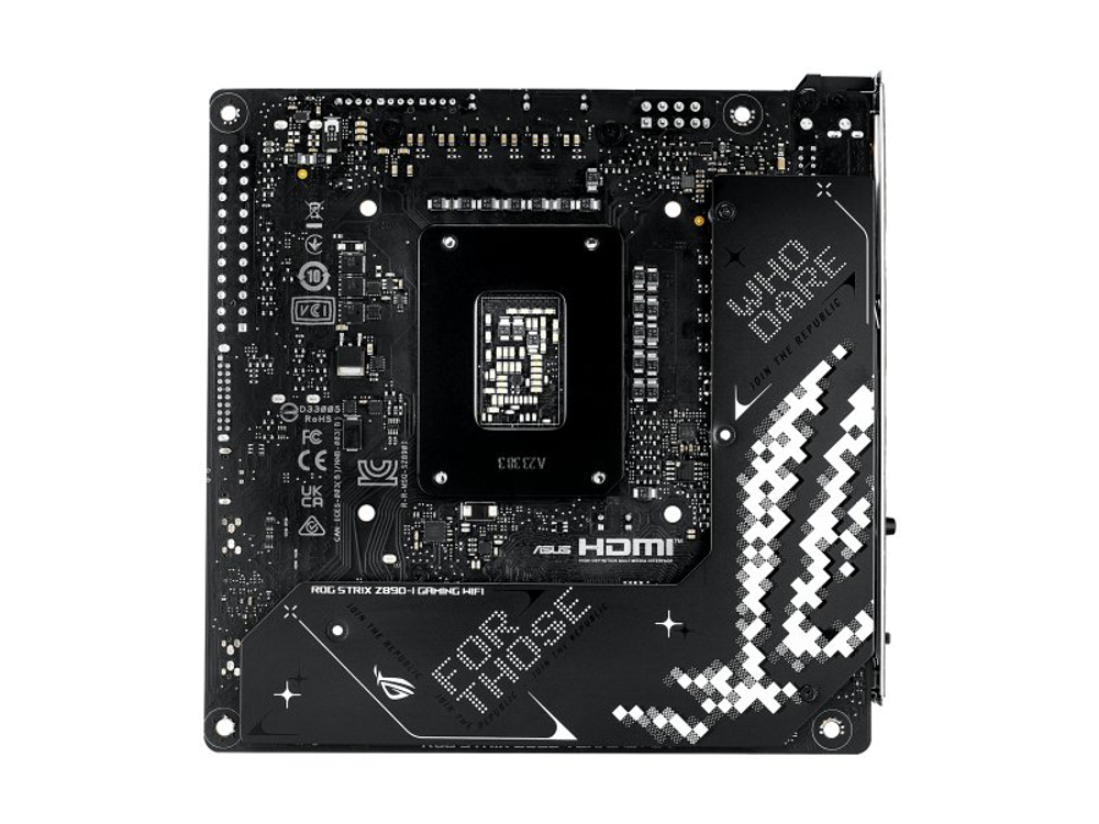 Материнская плата Asus ROG Strix Z890-i Gaming Wifi, Socket LGA 1851, Intel Z890, mATX, RTL [90MB1IC0-M0EAY1]