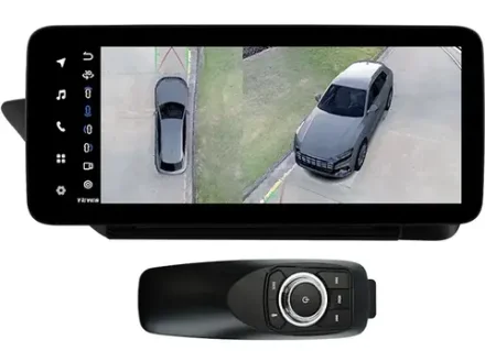 Магнитола Lexus ES250 2012-2015 (взамен монохром экрана) - Teyes LUX ONE 360 монитор 12.3" 2K QLED на Android 10, 6Гб+128Гб, CarPlay, 4G SIM-слот, 4 камеры в комплекте