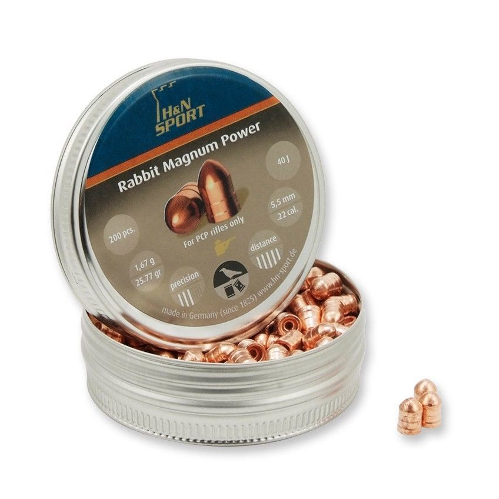 Пули пневматические H&N Rabbit Magnum Power 5.5 мм 1,67 гр. (200 шт)
