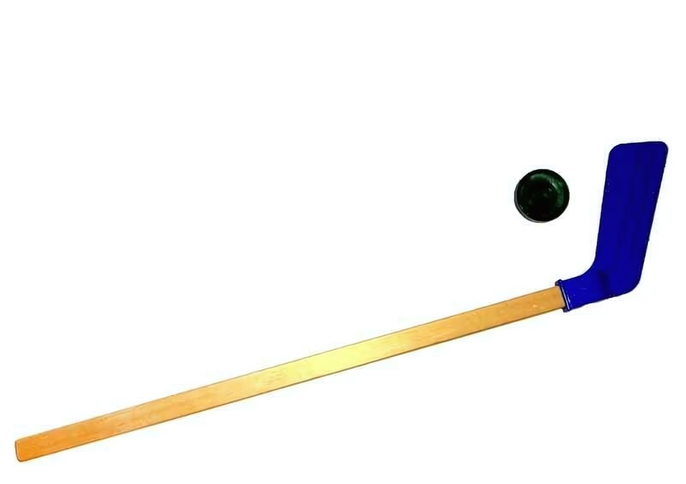 Клюшка хоккейная 80 см с шайбой (Зима красавица)