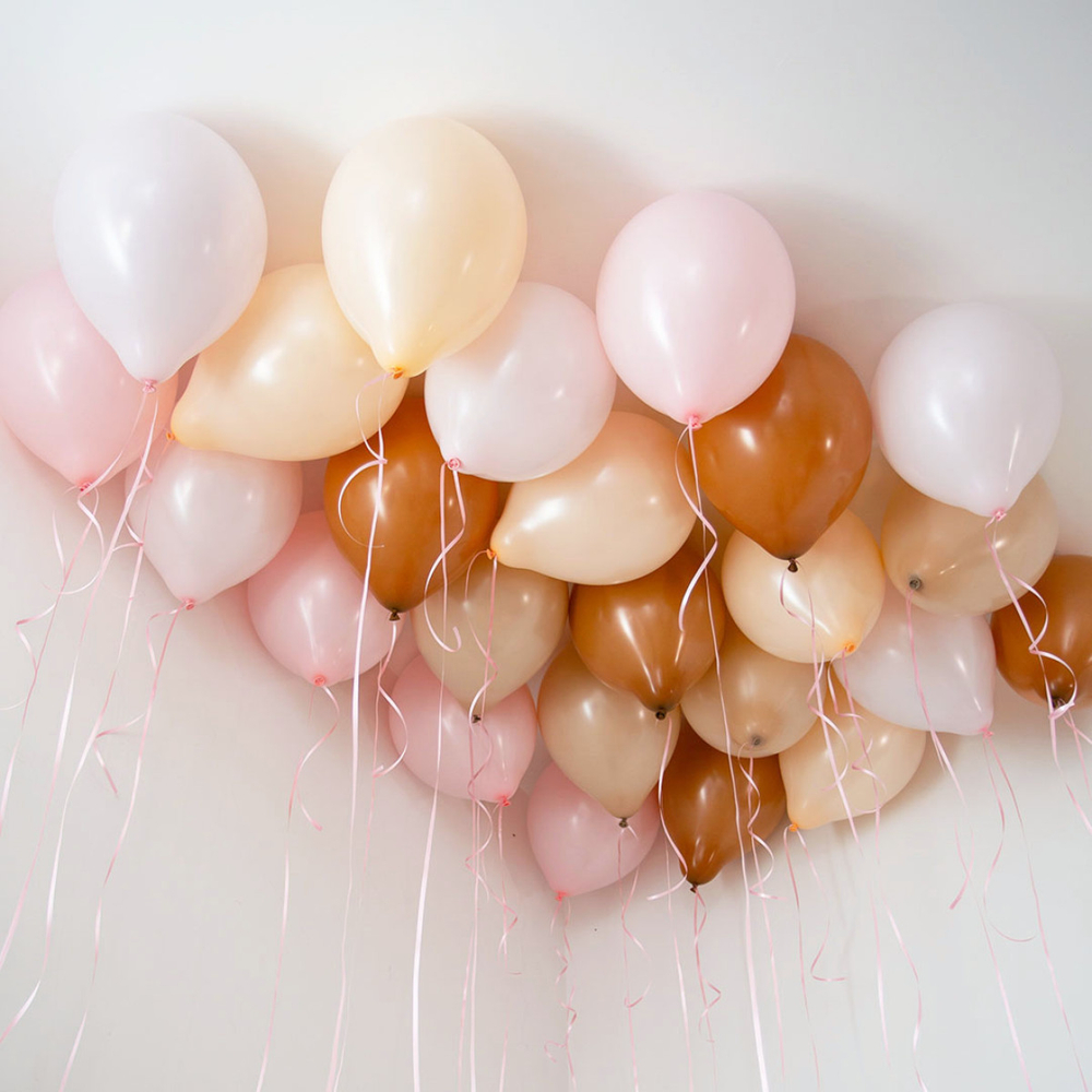 Шары под потолок в цвете "Розовый Пони"