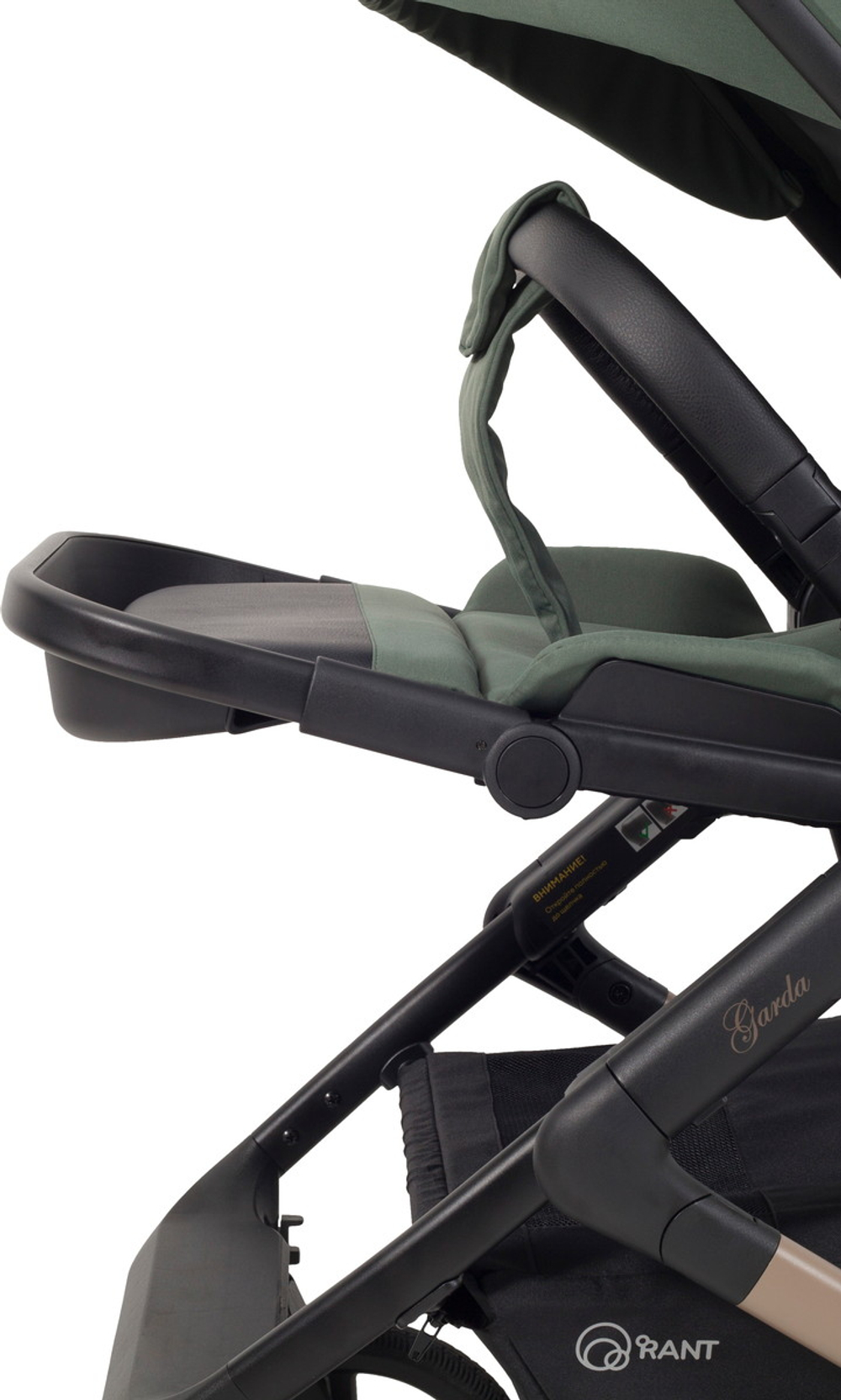 Детская коляска Rant Garda 3 в 1 с автокреслом Evomax Grey Olive