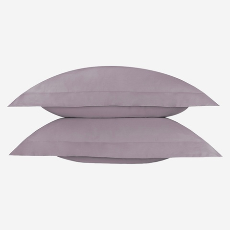 Комплект из двух сатиновых наволочек 70х70см | фиолетовый