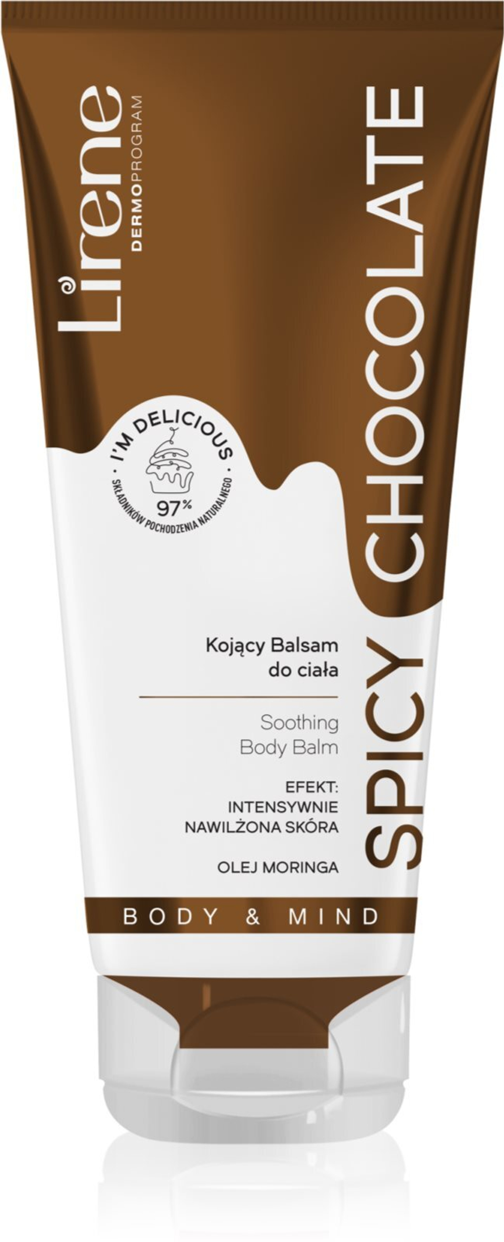 Lirene Body & Mind Spicy Chocolate - успокаивающее молочко для тела /   200  ml  / GTIN 5900717831216