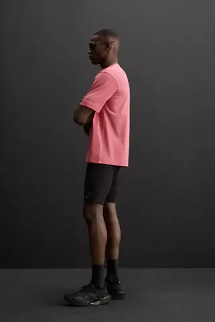 ZARA ФУТБОЛКА ИЗ ПЛОТНОЙ ТКАНИ, ЛОСОСЕВЫЙ