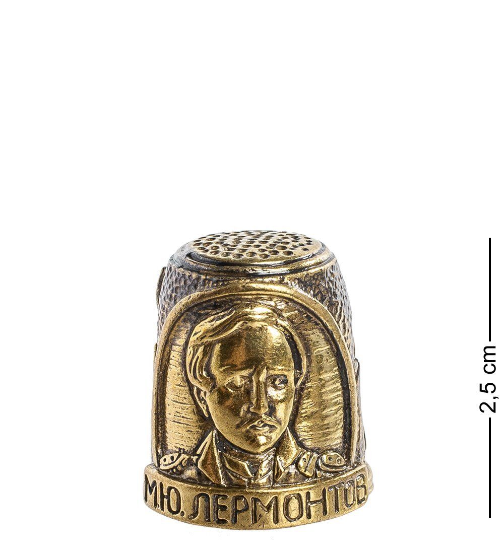 AM-1125 Наперсток «Лермонтов М.Ю.» (латунь)