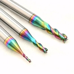 Фреза Концевая d10xD10x75L по алюминию твердосплавная HRC58 DLC, 10мм