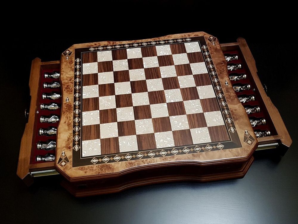 Шахматы "Сражение" клен антик (2619.MAZ) 2