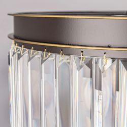 Citilux Мартин CL332081 Люстра хрустальная подвесная Прозрачная