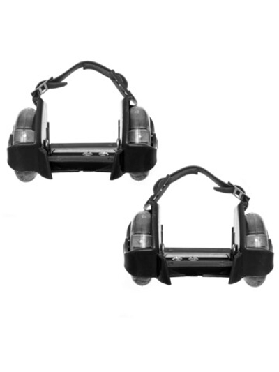 Ролики на обувь на пятку Игрокат черные