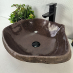 Раковина из речного камня RS-65080 47*42*15 0861