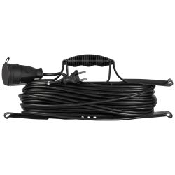 Удлинитель силовой ЭРА GREEN LINE FR-10-30m Greenline на рамке 1 розетка без заземления 30м ПВС 2x1мм2 | Силовые удлинители