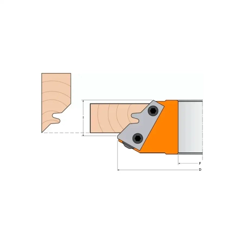 Фреза сращивание 45гр. F=30 D=160x26 насадная CMT 694.011.30